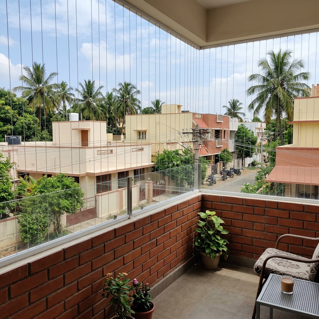 Erode Invisible safety grill installation
